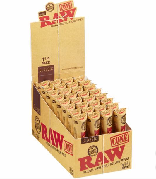 Raw Cones 1 1/4 6/32ct