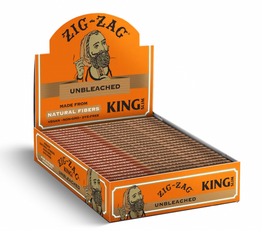 Zig-Zag Unbleached King Size Papers 24ct